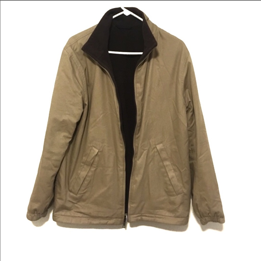 Men’s tan Nautica Jacket size small